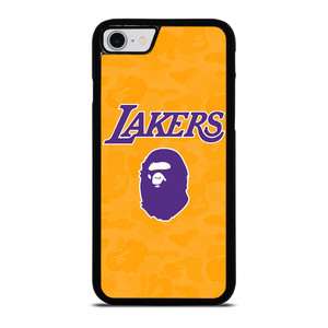 LOS ANGELES LAKERS X BAPE CAMO iPhone SE 2022 Case Cover LOS ANGELES LAKERS X BAPE CAMO iPhone SE 2022 Case Cover