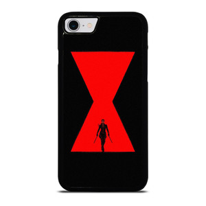MARVEL BLACK WIDOW SYMBOL iPhone SE 2022 Case Cover