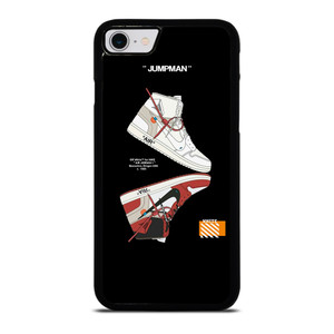 NIKE AIR JORDAN JUMPMAN OFF WHITE iPhone SE 2022 Case Cover