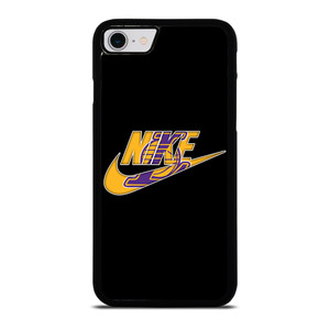 NIKE LOS ANGELES LAKERS SWOOSH iPhone SE 2022 Case Cover NIKE LOS ANGELES LAKERS SWOOSH iPhone SE 2022 Case Cover