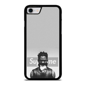 TRAVIS SCOTT SUPREME BLACK WHITE iPhone SE 2022 Case Cover