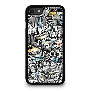 BROOKLYN NEW YORK ART iPhone SE 2020 Case Cover BROOKLYN NEW YORK ART iPhone SE 2020 Case Cover