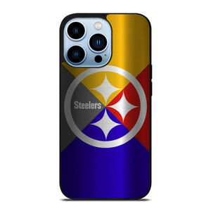 PITTSBURGH STEELERS NFL FOOTBALL METAL iPhone 13 Pro Max Case Cover