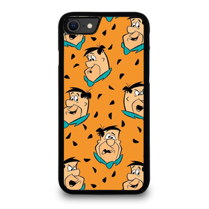 FRED FLINTSTONE CARTOON PATTERN iPhone SE 2020 Case Cover