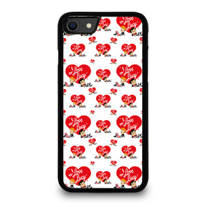 I LOVE LUCY CARTOON PATTERN iPhone SE 2020 Case Cover I LOVE LUCY CARTOON PATTERN iPhone SE 2020 Case Cover