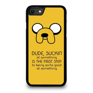 JAKE ADVENTURE TIME QUOTES iPhone SE 2020 Case Cover