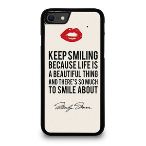MARILYN MONROE QUOTES iPhone SE 2020 Case Cover