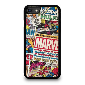MARVEL COMICS COLLAGE iPhone SE 2020 Case Cover