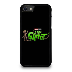 MARVEL I AM GROOT LOGO iPhone SE 2020 Case Cover