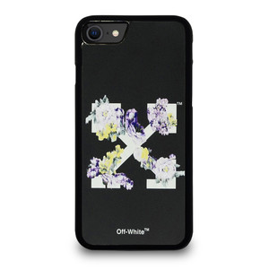 OFF WHITE FLORAL LOGO iPhone SE 2020 Case Cover