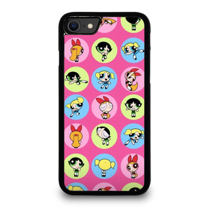 POWERPUFF GIRLS CUTE PATTERN iPhone SE 2020 Case Cover