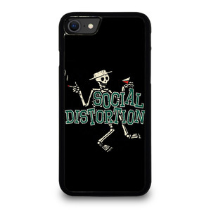 SOCIAL DISTORTION SKULL ART iPhone SE 2020 Case Cover SOCIAL DISTORTION SKULL ART iPhone SE 2020 Case Cover