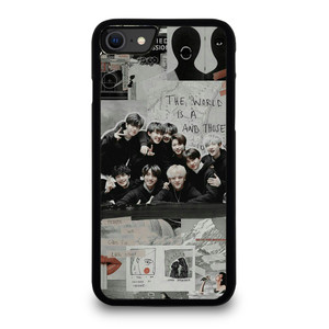 STRAY KIDS BOY BAND COLLAGE iPhone SE 2020 Case Cover STRAY KIDS BOY BAND COLLAGE iPhone SE 2020 Case Cover