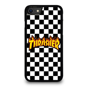 THRASHER SKATEBOARD CHECKERBOARD iPhone SE 2020 Case Cover