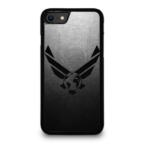USAF UNITED STATES AIR FORCES LOGO METAL iPhone SE 2020 Case Cover