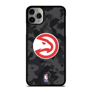 ATLANTA HAWKS BLACK CAMO iPhone 11 Pro Max Case Cover