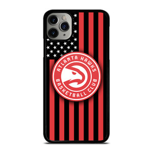 ATLANTA HAWKS NBA USA FLAG iPhone 11 Pro Max Case Cover