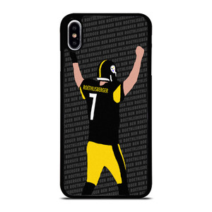 BEN ROETHLISBERGER PITTSBURGH STEELERS CARTOON iPhone XS Max Case Cover