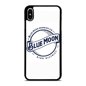 BLUE MOON BEER BADGE iPhone XS Max Case Cover BLUE MOON BEER BADGE iPhone XS Max Case Cover