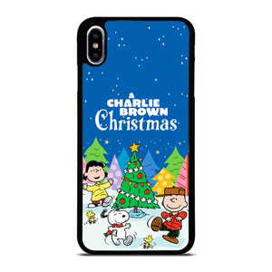 CHARLIE BROWN SNOOPY CHRISTMAS CARTOON iPhone XS Max Case Cover