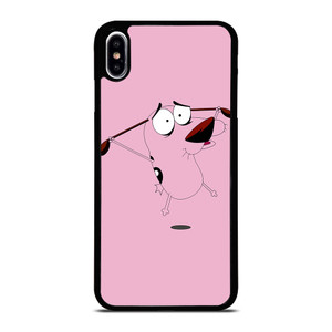 COURAGE THE COWARDLY DOG FLAT iPhone XS Max Case Cover COURAGE THE COWARDLY DOG FLAT iPhone XS Max Case Cover
