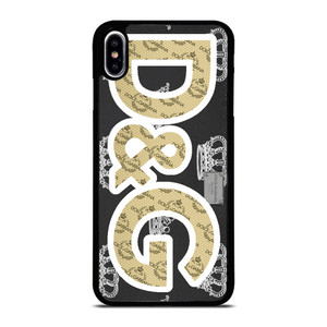 DOLCE AND GABBANA EMBOSS iPhone XS Max Case Cover
