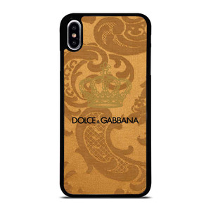 DOLCE AND GABBANA PATTERN iPhone XS Max Case Cover