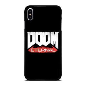 DOOM ETERNAL GAMES LOGO BLACK iPhone XS Max Case Cover
