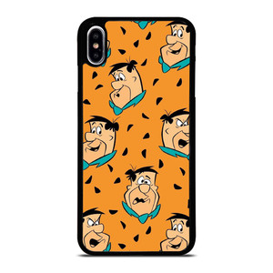 FRED FLINTSTONE CARTOON PATTERN iPhone XS Max Case Cover