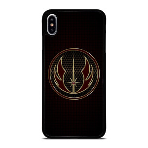 GRAY JEDI STAR WARS METAL SYMBOL iPhone XS Max Case Cover