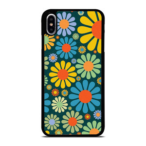 HIPPIE FLOWER PATTERN iPhone XS Max Case Cover