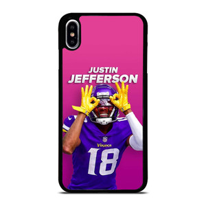 JUSTIN JEFFERSON MINNESOTA VIKINGS iPhone XS Max Case Cover