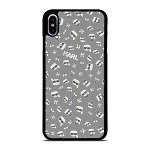 KARL LAGERFIELD PATTERN iPhone XS Max Case Cover