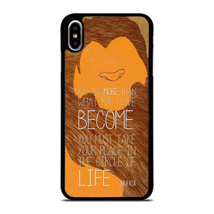 LION KING MUFASA QUOTES iPhone XS Max Case Cover