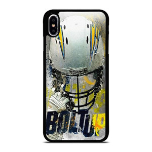 LOS ANGELES CHARGERS FOOTBALL BOLT UP iPhone XS Max Case Cover