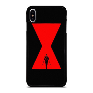 MARVEL BLACK WIDOW SYMBOL iPhone XS Max Case Cover