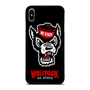 NC NORTH CAROLINA WOLFPACK FOOTBALL LOGO iPhone XS Max Case Cover