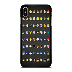 SUPER SMASH BROS ALL ICON iPhone XS Max Case Cover