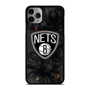 BROOKLYN NETS BASKETBALL NBA FIRE iPhone 11 Pro Max Case Cover
