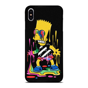 THE SIMPSONS TRIPPY ART iPhone XS Max Case Cover THE SIMPSONS TRIPPY ART iPhone XS Max Case Cover