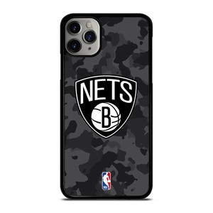 BROOKLYN NETS BLACK CAMO iPhone 11 Pro Max Case Cover
