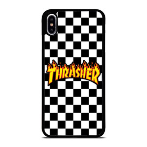 THRASHER SKATEBOARD CHECKERBOARD iPhone XS Max Case Cover