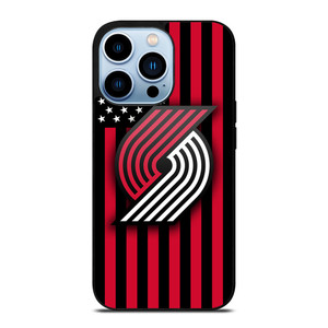 PORTLAND TRAIL BLAZERS NBA USA FLAG iPhone 13 Pro Max Case Cover