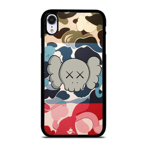 BAPE CAMO KAWS iPhone XR Case Cover