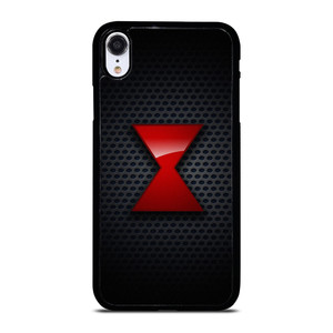 BLACK WIDOW MARVEL SYMBOL iPhone XR Case Cover