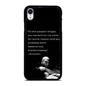 EMINEM RAPPER QUOTES 2 iPhone XR Case Cover
