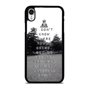 FALL OUT BOYS QUOTES iPhone XR Case Cover