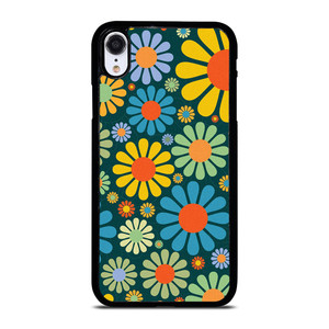 HIPPIE FLOWER PATTERN iPhone XR Case Cover