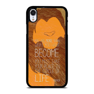 LION KING MUFASA QUOTES iPhone XR Case Cover LION KING MUFASA QUOTES iPhone XR Case Cover