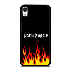 PALM ANGELS GRAFFITI FLAMES iPhone XR Case Cover PALM ANGELS GRAFFITI FLAMES iPhone XR Case Cover
